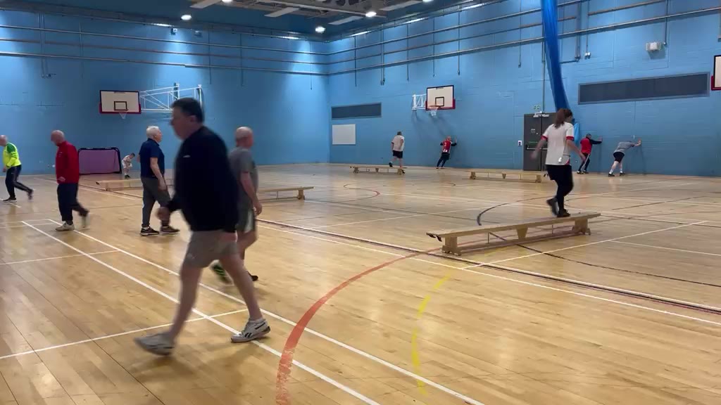 Walking football session clip 1